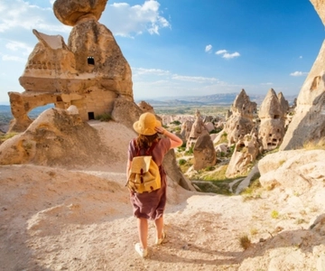 Desde Antalya/Ciudad de Side Excursión de 2 días y 1 noche a Capadocia