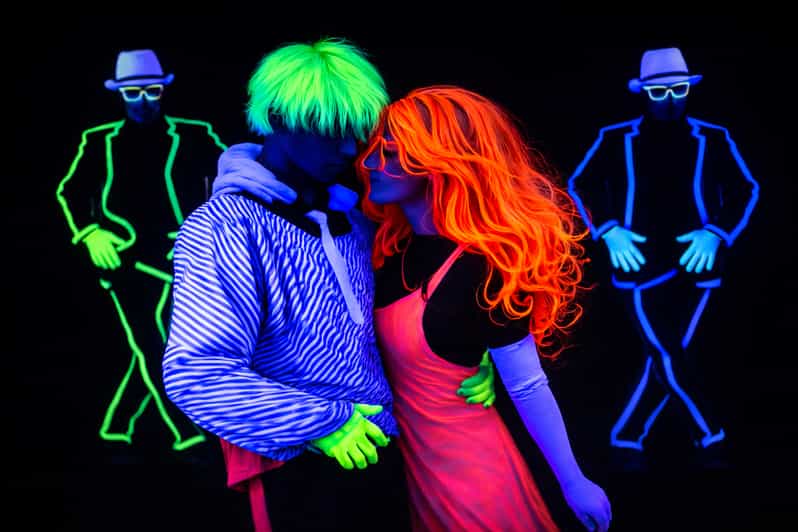 Prague: Underground Black Light Theatre Interactive Show