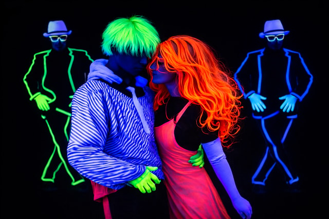 Prague: Underground Black Light Theatre Interactive Show