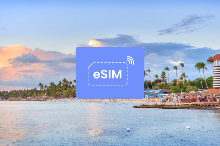La Romana : République dominicaine eSIM Roaming Mobile Data Plan20 GB/ 30 jours : République dominicaine uniquement