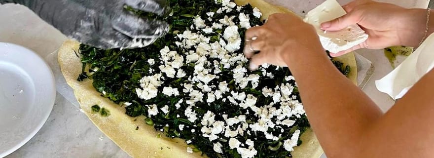 Paros : cours de cuisine grecque avec repas complet