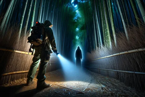 Kyoto: Storie oscure, leggende e tour dei fantasmi notturni nella foresta di bambù