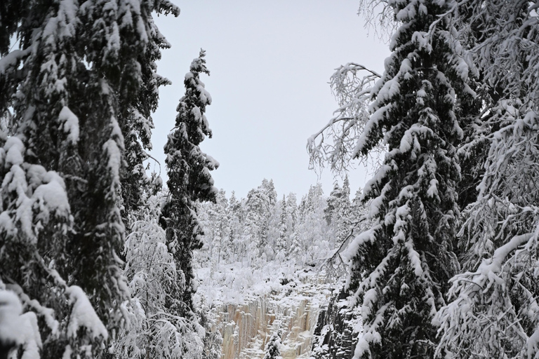 Rovaniemi: Korouoma Frozen Waterfalls Hike & Hot BBQ Lunch Rovaniemi: Korouoma Small Group Guided Hike & Hot BBQ lunch