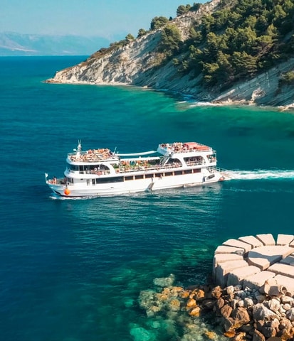 Tirana: Sazan Island and Karaburun Peninsula Boat Tour