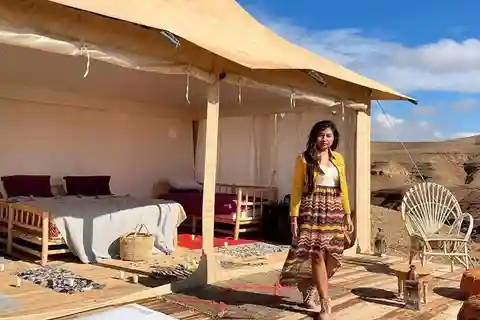 Marrakech: Ørkentur med middag, show og kamelridning
