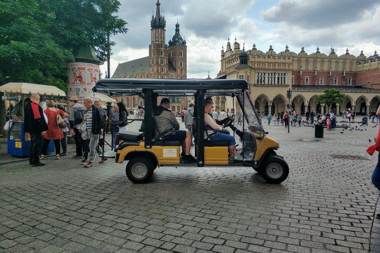 Cracovia: casco antiguo en carrito de golf, Wawel y mina de sal de Wieliczka