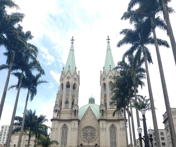 Rundgang in Sao Paulo freier Platz