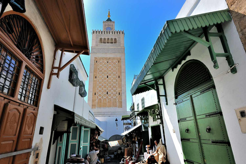 From Tunis: Bardo, Tunis Medina, Carthage, Sidi Bousaid