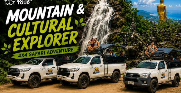 Koh Samui: Mountain & cultural explorer (4x4 Jungle safari)