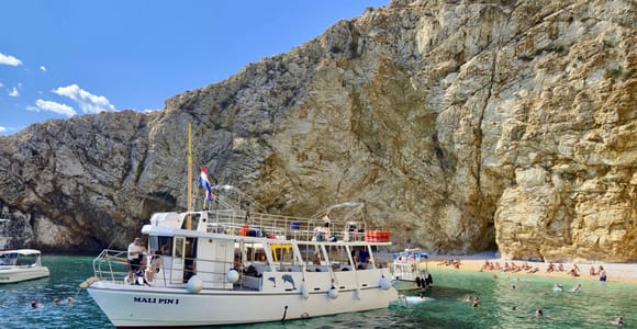 Krk: Goldene Bucht, Blaue Höhle, & 4 Inseln Kreuzfahrt