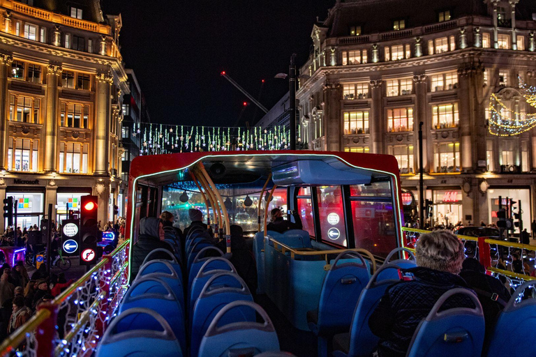 London: Christmas Lights Open-Top Bus Tour Upper Deck