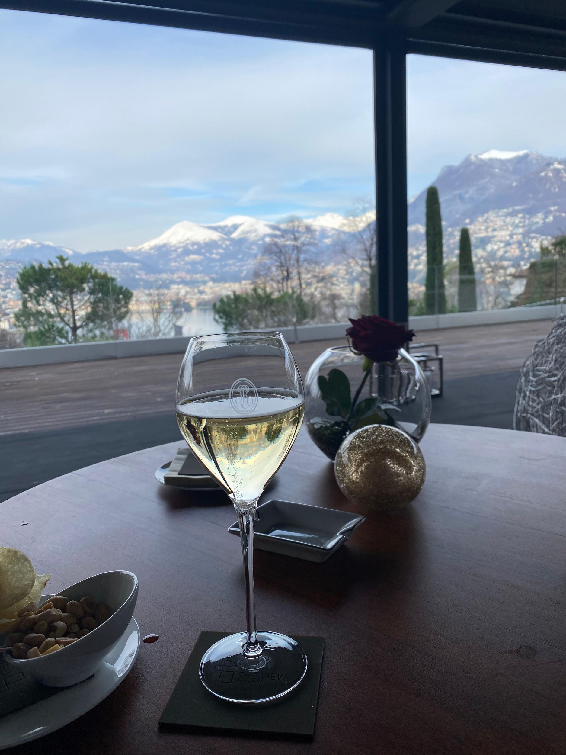 Lugano: Abendessen mit Wein bei einem Einheimischen