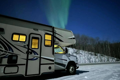 Luxury Motorhome Aurora Chasing Tour Small Group and Private