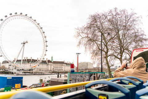 London: Hop-on-hop-off med Tootbus och båttur48-timmarsbiljett