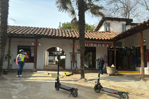 Andes Mountain Range on Electric Scooter, culture and nature