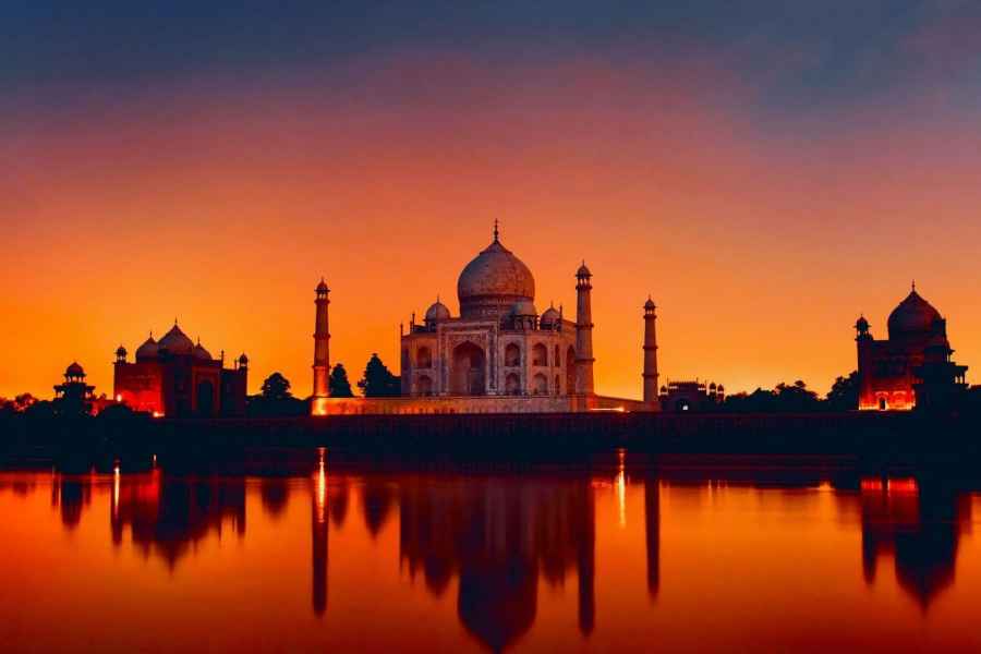 Taj Mahal Sunset Tour mit Tuk Tuk und privatem Guide