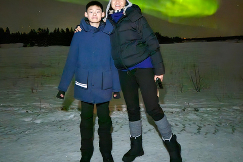 روفانييمي: مطاردة الشفق القطبي الشمالي مع خدمة التوصيل من الفندق