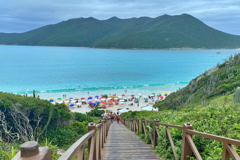 Båttur till Arraial do Cabos stränder med upphämtning på hotellet