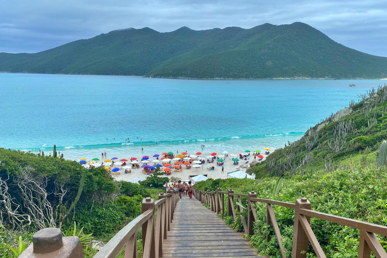 Boottour langs de stranden van Arraial do Cabo met hotel pick-up