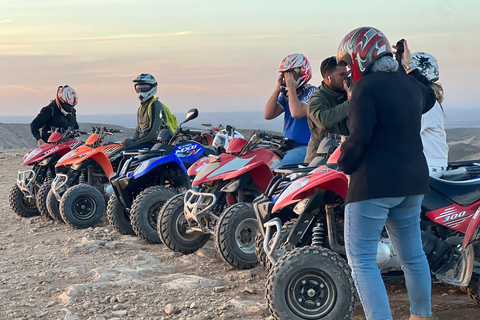 From Marrakech: Agafay Desert Quad Biking Tour with Transfer