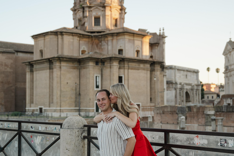 Rome: Private Editorial Shoot at Trevi Fountain or Colosseum Early Morning Trevi Fountain: 30-Minute Private Shoot