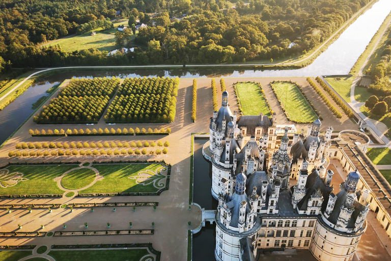 Sorvolo di Chambord in mongolfiera