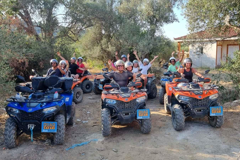 De Rethymno a Panormo Bali: Passeio de Quad Safari 57 km, 4 horasUm quadriciclo ATV para 2 pessoas