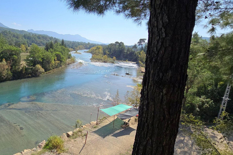 Antalya/Side: Rafting, Buggy, Jeep, and Zipline Adventure Rafting option with a meeting point.