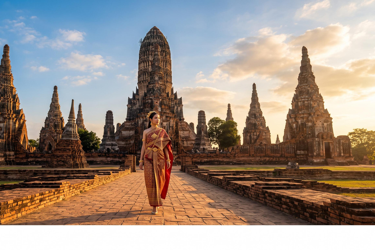 From Bangkok: 2-Day Ayutthaya Cooking Class & Temples Tour