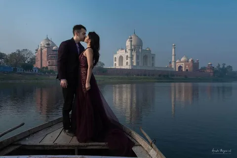 Delhi: Tour del Taj Mahal con fotografo con Gatimaan Express.