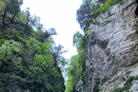 Çorovoda: Osumi Canyon River Tubing Tour mit Picknick Mittagessen