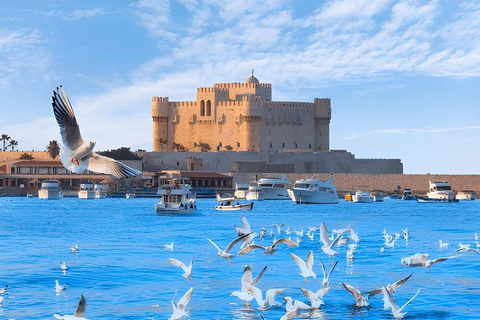 From Cairo: Alexandria Catacombs, Library & Qaitbay Citadel Private Tour