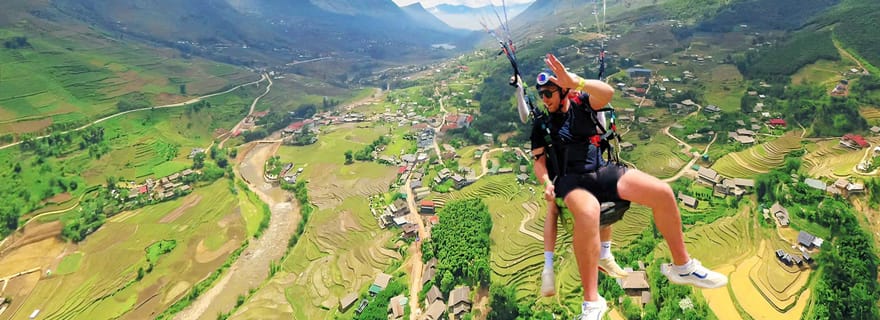 Sapa : aventure en parapente tandem avec prise en charge et retour