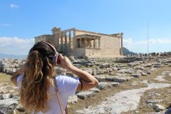 Atenas: Ingresso para Acrópole com Guia de Áudio no Telefone