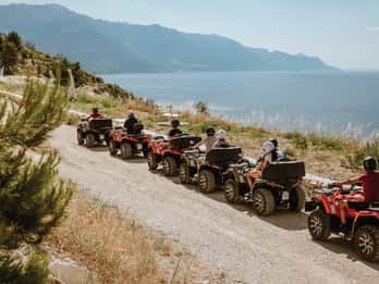Omiš/Split Expedition: 65 km Quad Tour zu versteckten Wasserfällen