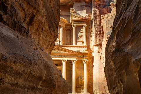 Golden Triangle: Petra, Wadi Rum & Aqaba 2-Day Adventure Golden Triangle: Petra, Wadi Rum & Aqaba Tour with Camp