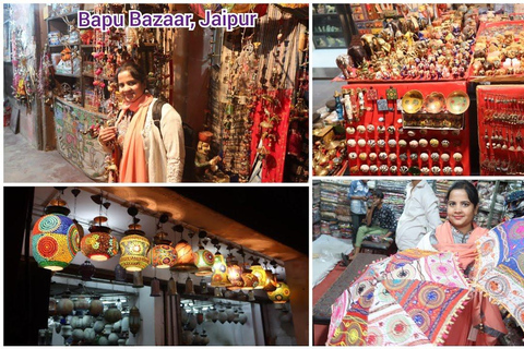 Shopping, creazione di braccialetti lac e sosta fotografica a Hawa MahalShopping, creazione di braccialetti e foto a Hawa Mahal