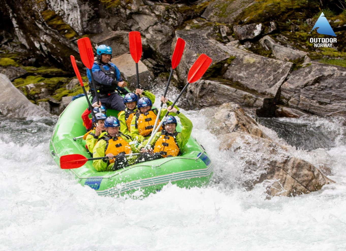 Voss: Spændende guidet whitewater-raftingtur