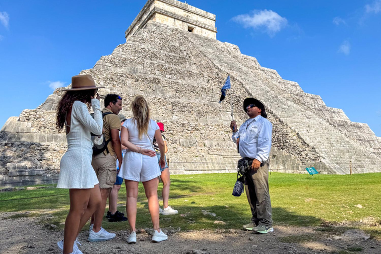 From Cancun: Chichen Itza, Cenote & Valladolid Day Trip Tour from Meeting Points in Cancun