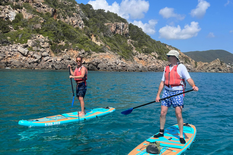 Ibiza: Självguidad SUP-tur i det marina naturreservatet