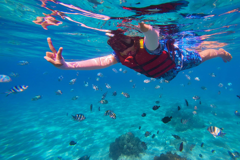 Sharm: Wycieczka morska na Białą Wyspę ze snorkelingiem, nurkowaniem i lunchemWspólna wycieczka z nurkowaniem, snorkelingiem i lunchem