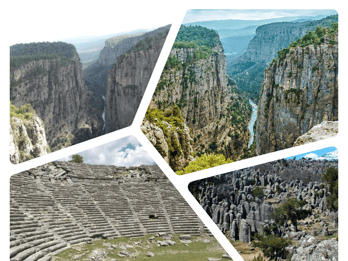 Ancient Selge, Tazi Canyon & Adam Rocks Adventure