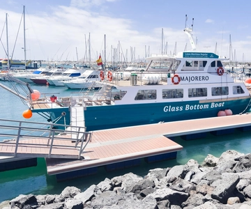 Corralejo: Billete de ida y vuelta en ferry a la Isla de Lobos Fuerteventura