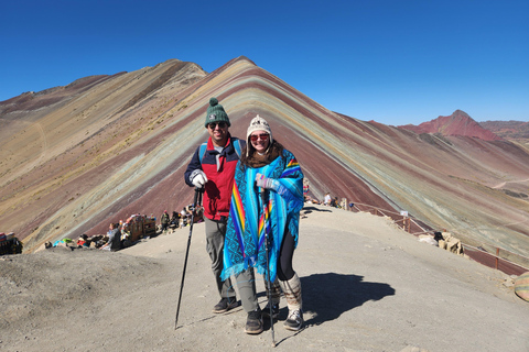 Vanuit Cusco: Dagvullende tour naar de Regenboogberg en de Rode Vallei