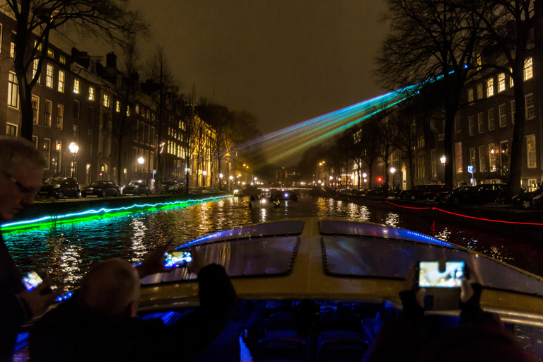 Amsterdam: German Light Festival tour incl. unlimited drinks