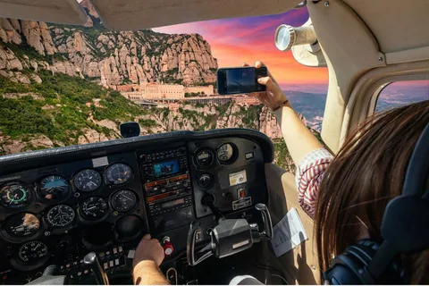 45 minutos - Vuelo Turístico de Montserrat en avioneta
