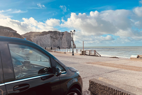 Private Full-Day Tour: Honfleur Old Harbor & Etretat Cliffs