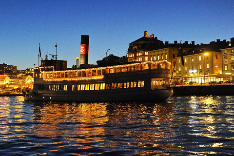 Estocolmo: crucero con almuerzo buffet navideño y vino calienteEstocolmo: crucero navideño con almuerzo buffet y vino caliente