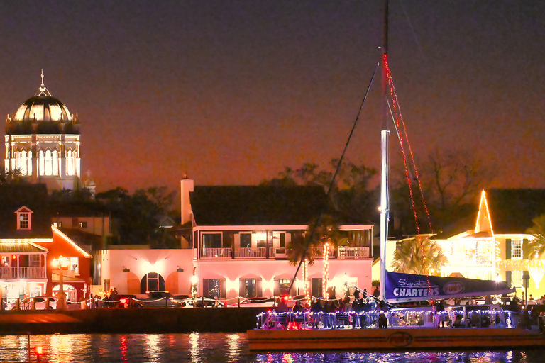 St. Augustine: Nights of Lights Cruise with Music and Drinks