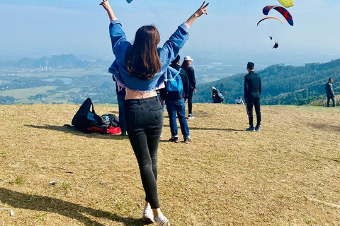 Hanoi Paragliding Tour - Roundtrip transfer from city Standard package – Round trip transfer from meeting point